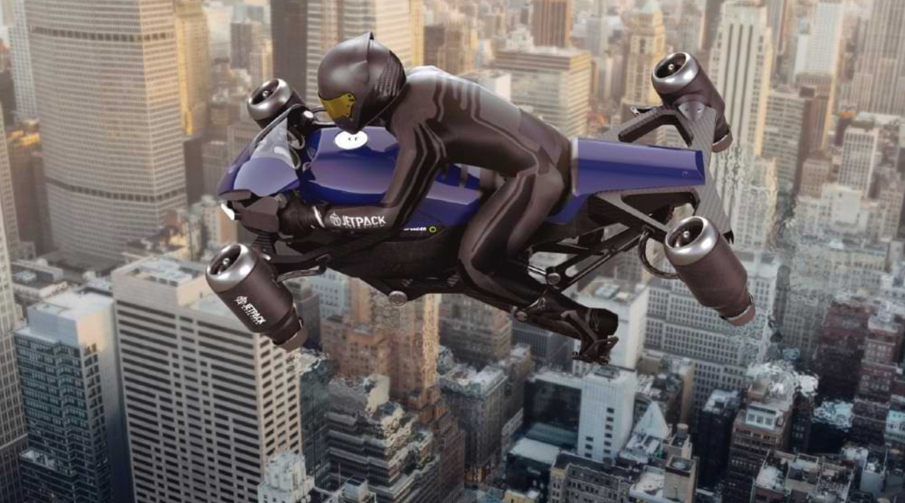 What’s cooler than flying cars? Flying motorcycles