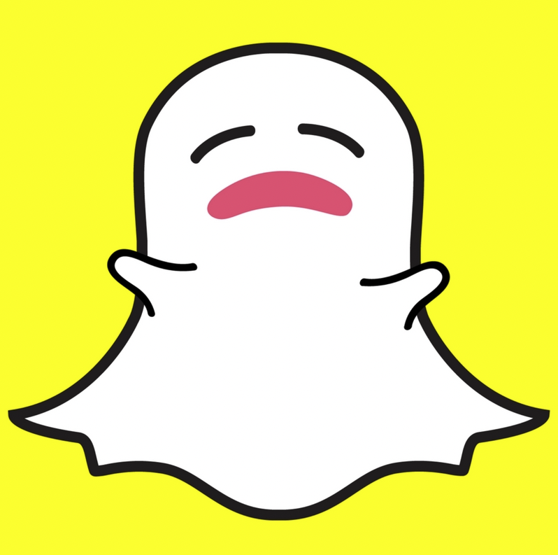 yellow snapchat icon ghost