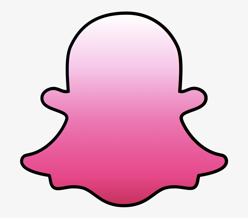 pink rose snapchat logo