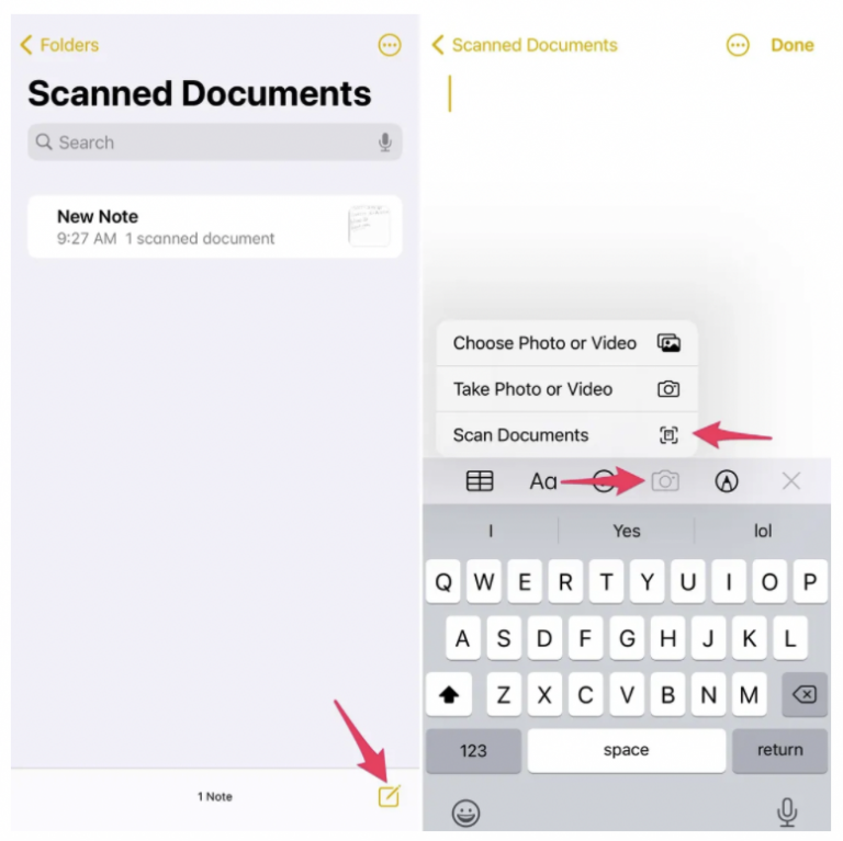 How to Scan with an iPhone Software Blade