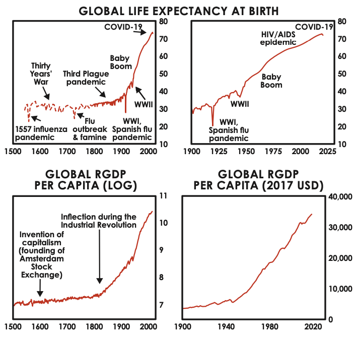 global life expectancy at birth