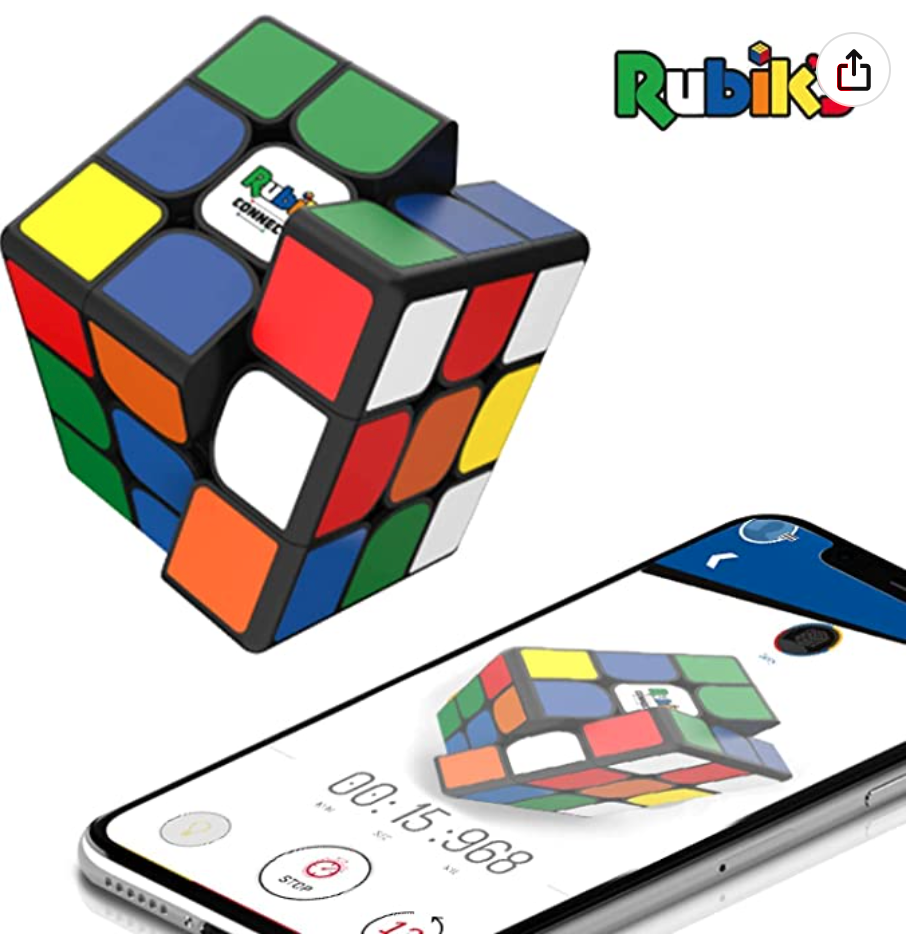 Rubik’s Connected - The Connected Electronic Rubik’s Cube That Allows You to Compete with Friends & Cubers Across The Globe. App-Enabled STEM Puzzle That Fits All Ages and Capabilities